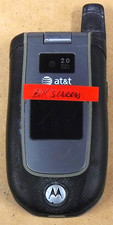 Motorola Tundra VA76r - Black and Gray  AT T  Very Rare Cellular Flip Phone