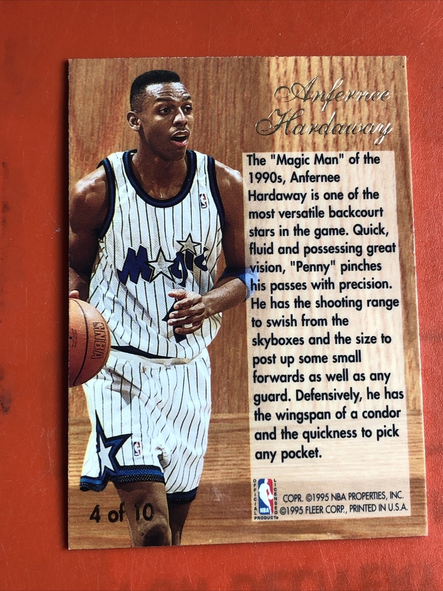 1994-95 Flair Anfernee Hardaway Playmaker #4 | eBay