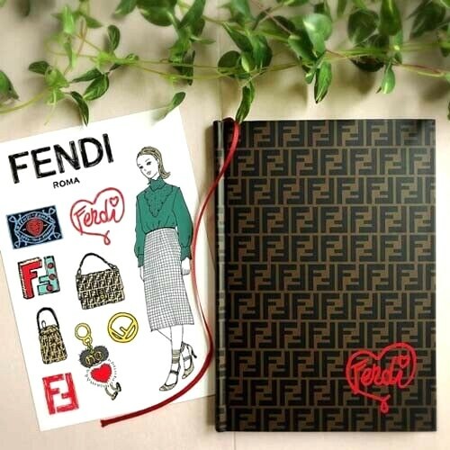 FENDI Notebook “FF Logo Note” With sticker New Limited Edition | eBay