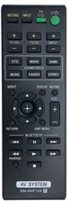 New Replace Remote Control RM-ANP109 Remote for Sony AV System