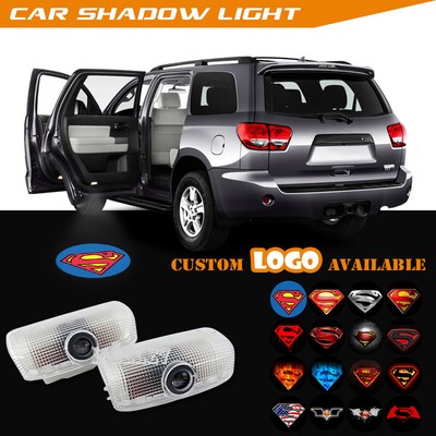 Car Door The Superman Symbol Projector LED Laser Ghost Shadow Lights For Toy ota