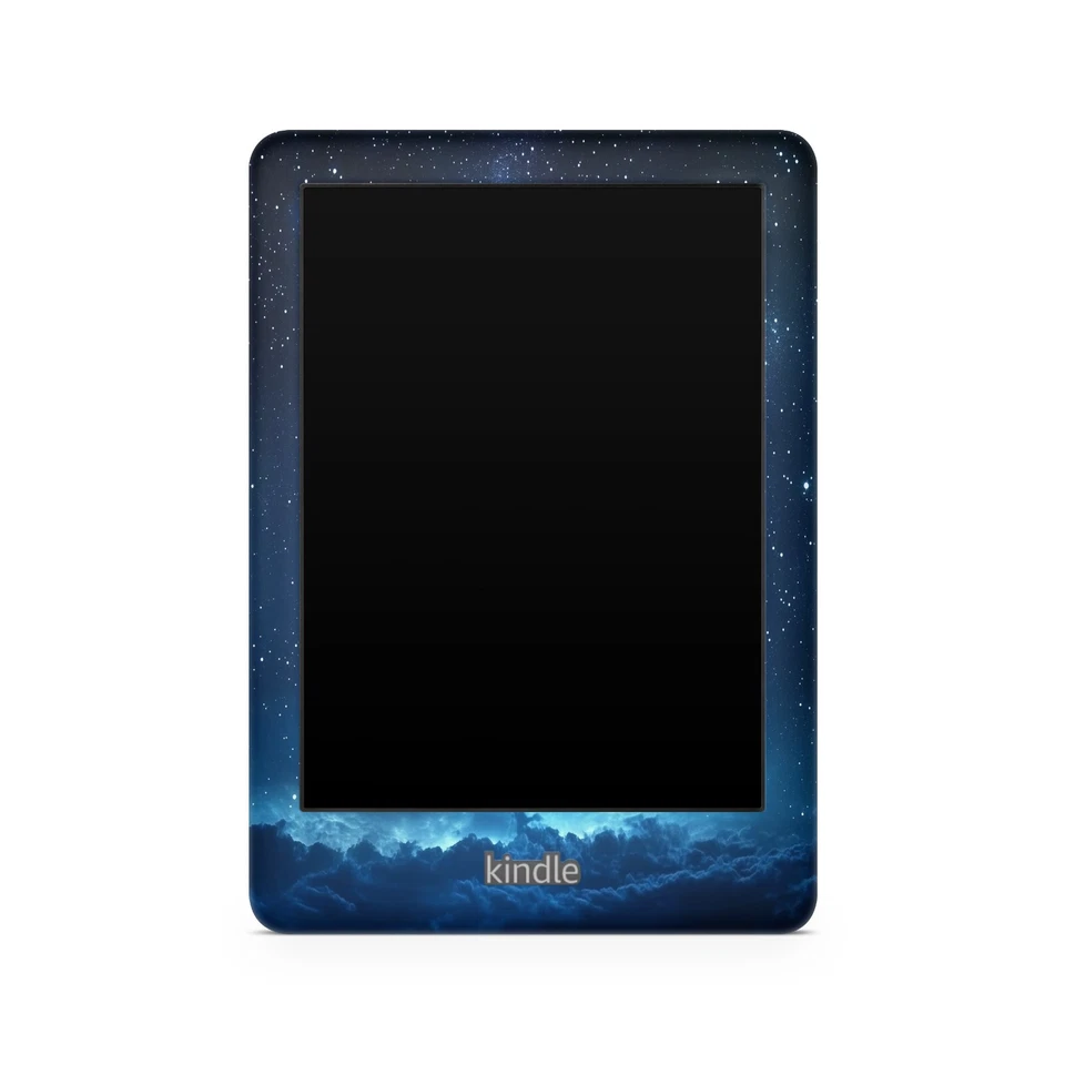 Dark Blue Stars Amazon Kindle Skin | Kindle Skin Vinyl Wrap - All Kindle Models - Image 3 of 4