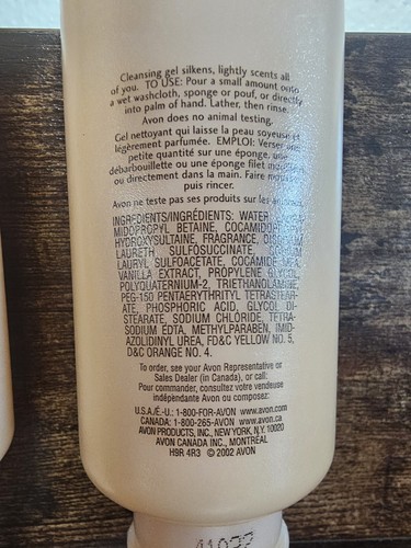 3 AVON Naturals Vanilla Shower Gel 2002 Vintage - Picture 3 of 4