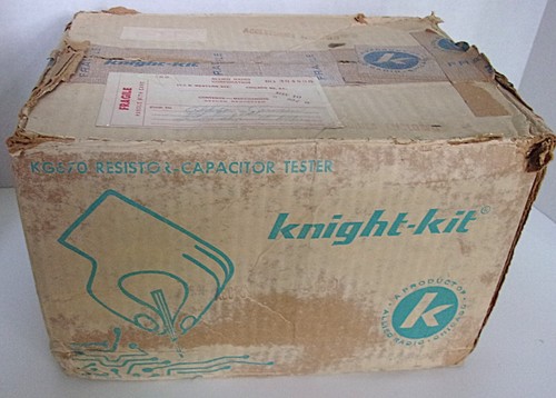 Knight Kit RC Bridge Model KG-670 Jak Heathkit C-3 z pudełkiem i instrukcjami, sondy - Zdjęcie 7 z 7