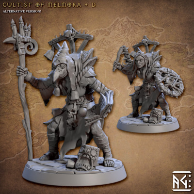 Cultist Warrior D - NPC - Artisan Guild - Dungeons and Dragons