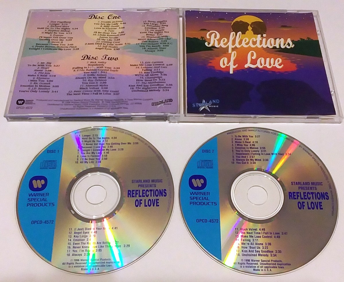 RARE VINTAGE 1996 REFLECTIONS OF LOVE CD - WARNER SPECIAL PRODUCTS