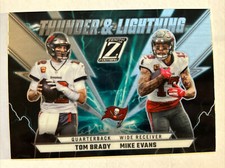 2022 Zenith THUNDER AND LIGHTNING Tom Brady Mike Evans PRIZM Buccaneers 