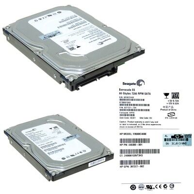 HP 80 GB 3.5 Internal Hard Drive 397551-001 