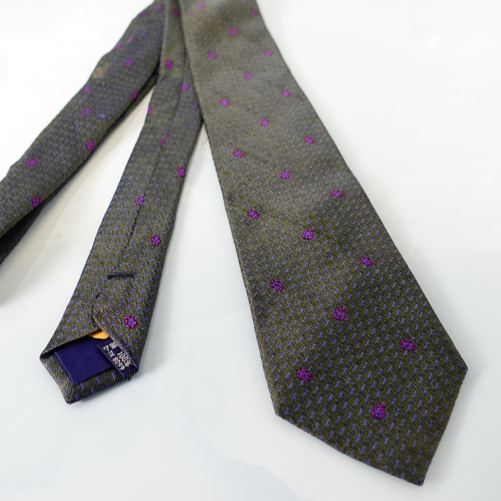 Neck Tie Solid Mens Silk Simple Solid Woven Dress… - image 5