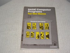 Basic Computer Programs for the Home by Charles D Sternberg 330pgs Apple ll