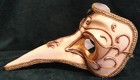 Venetian 10-3/4" Long Nose Carnival Masquerade Paper Mache Mask Made in Italy — photo 2