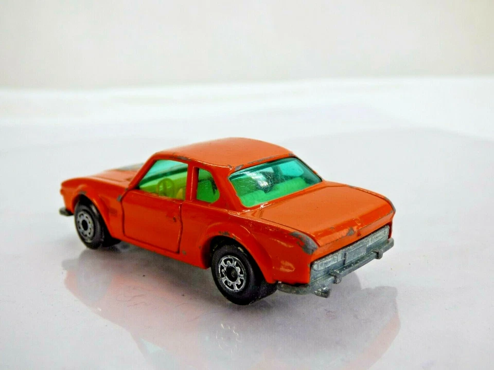 Matchbox BMW 3.0 CSL Lesney Superfast 45 Vintage Laranja Carro de Brinquedo Colecionável - Imagem 3 de 4