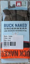 Duluth Trading Buck Naked Bullpen Boxer Briefs Men's Size XL (40-42) Green Camo