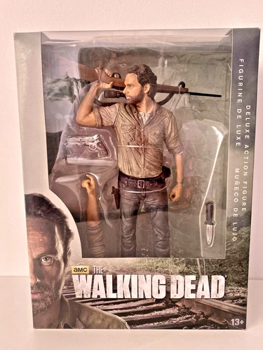 The Walking Dead 10" Rick Grimes Deluxe Action Figure McFarlane Vaulted
