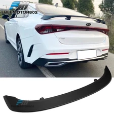 Fit 21-24 Kia K5 Rear Trunk Spoiler Wing Matte Black ABS MG Style