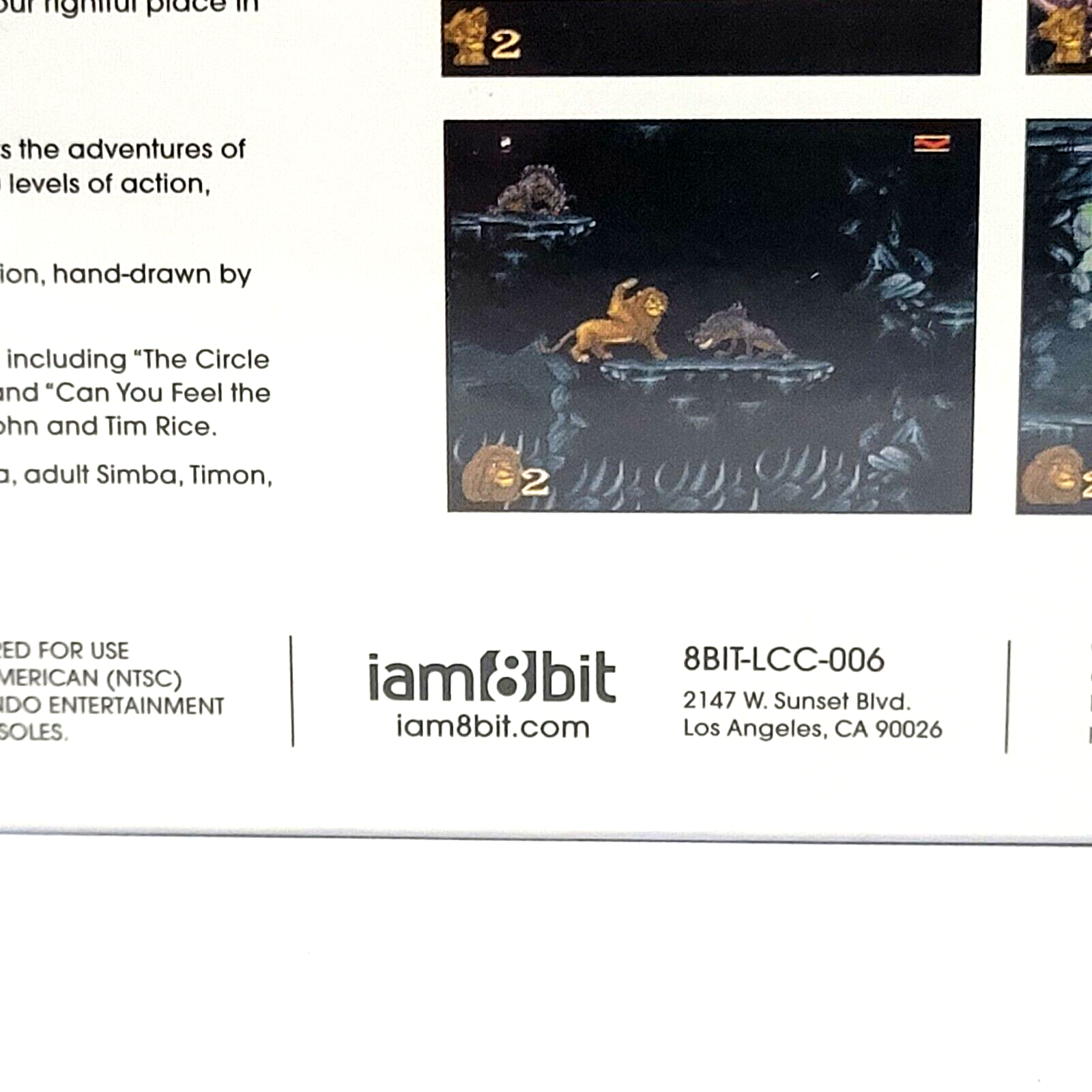 iam8bit  The Lion King - Legacy Cartridge Collection - iam8bit