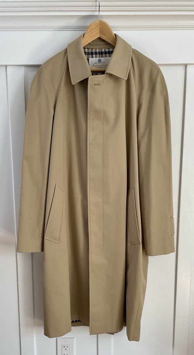 Aquascutum X Supreme Single Breasted Trench Coat Size M Rare Aquascutum X Supreme Single Breasted Trench Coat Size M Rare