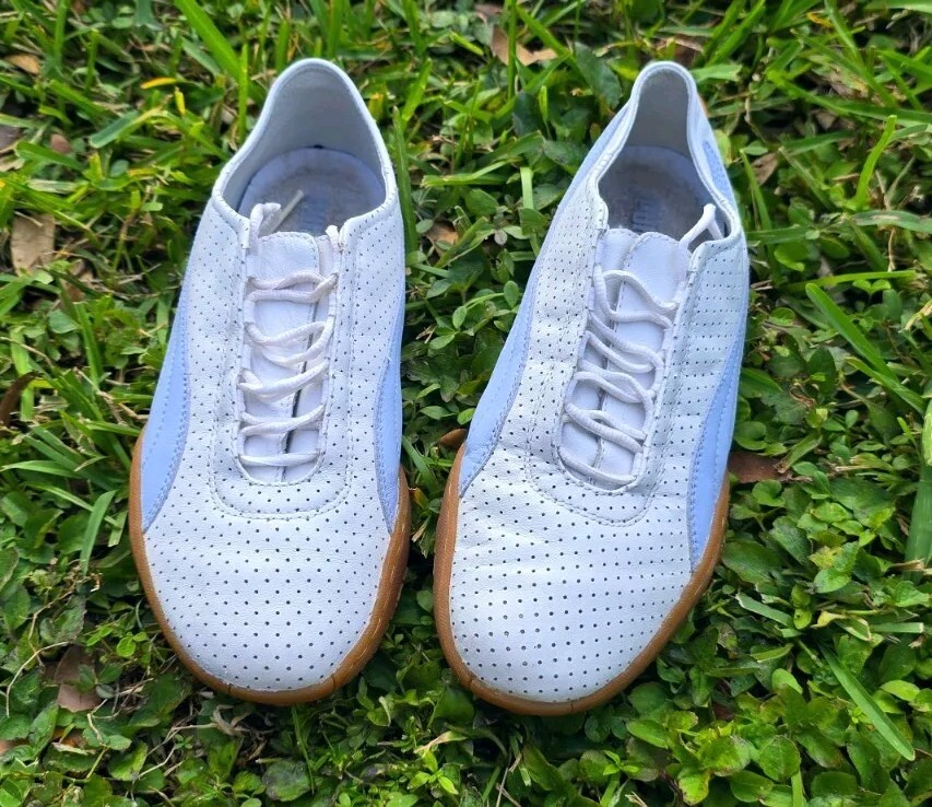 Vintage Y2K Puma Criatura Women's 7.5 Sneakers White Blue