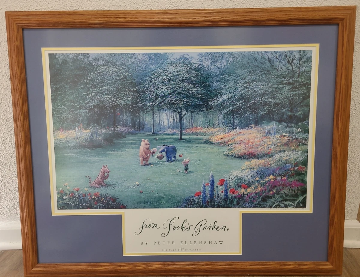 Peter Ellenshaw プーさんの庭 額装 アート Peter Ellenshaw Winnie