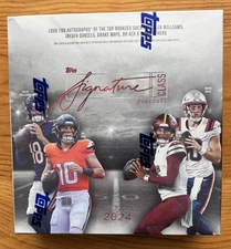 2024 Topps Signature Class Football Mega Retail Sealed Box. Ships same day!