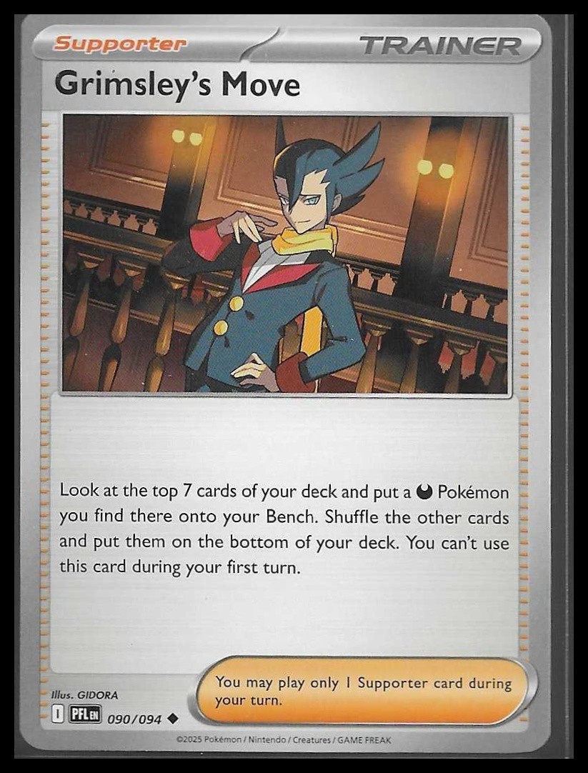 Grimsley’s Move 90/98 (Pokémon - ME: Phantasmal Flames) NM