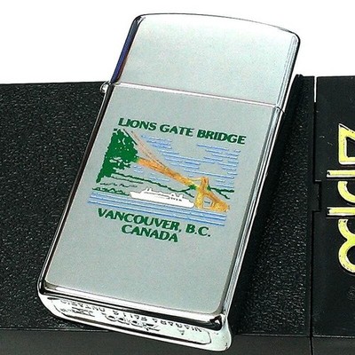 Vancouver Lions Gate Bridge ZIPPO Lighter Made in Canada Rare New