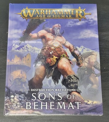 Warhammer: AOS destruction Battletome. Son Of Behemat. Hardback New