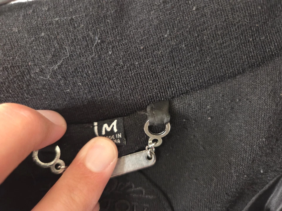 J2 JOUJOU Size Medium Sweatshirt Jacket Peacoat Warm Button Up #S198 - Image 4 of 4