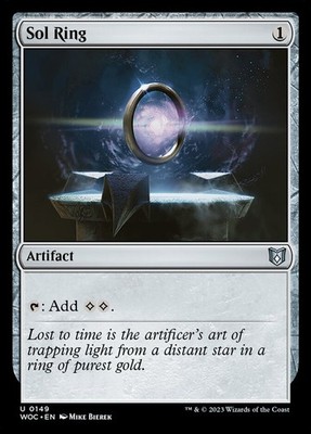 Sol Ring 149 NM Wilds of Eldraine Commander MTG