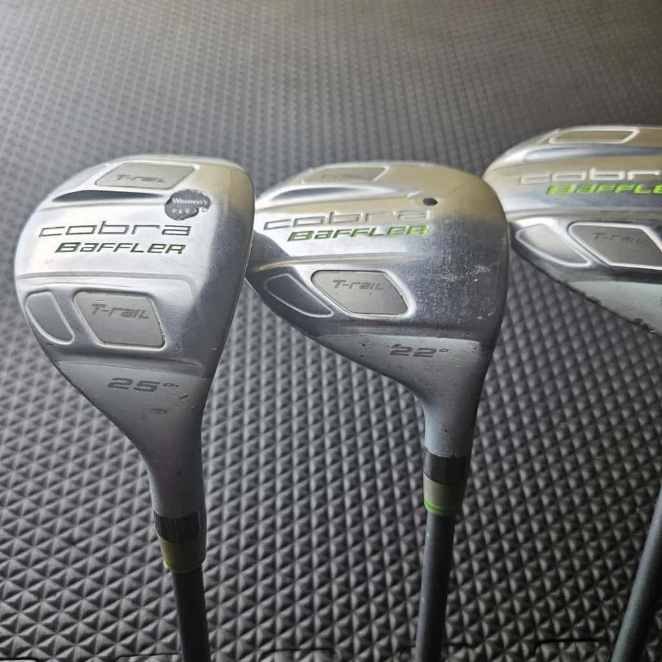 Cobra Baffler T-Rail 3 5 7 madera 4H diestro varilla flexible de grafito para mujer aprox 41,5"" Foto 2 de 4