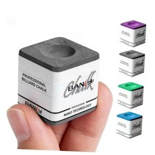 Banly Pool Cue Chalk, Nano Technology Billiard Chalk for Professional Gray-1pc