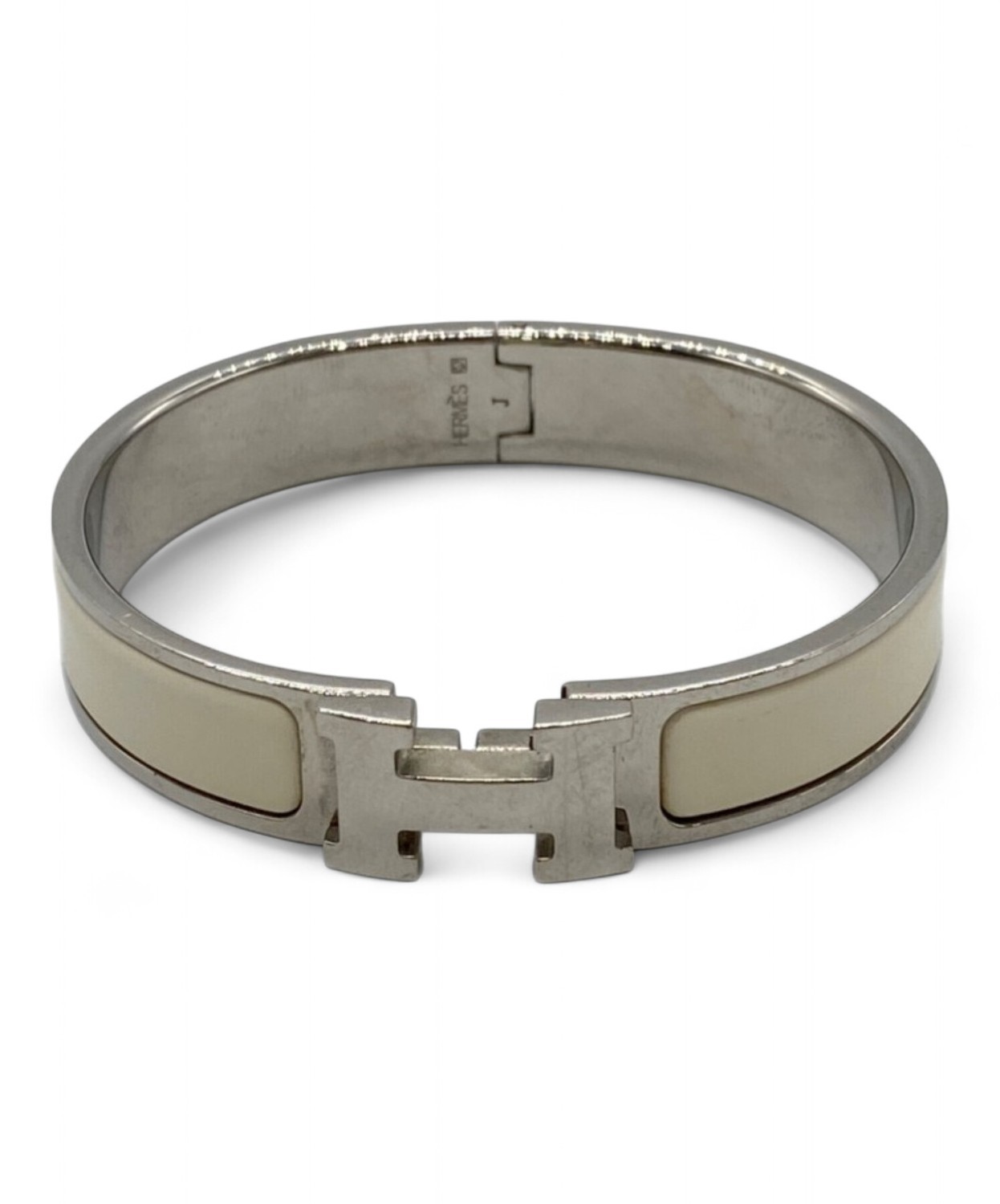 HERMES Clic Clac PM Bracelet Authentic Chain Link 4627 Gold or Silver