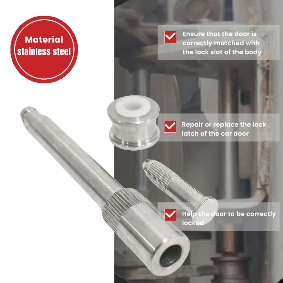 Door Hinge Pin Repair Kit for Chevy S10 82-04 Blazer S-Series 83-05 GMC Sonoma - Image 2 of 4