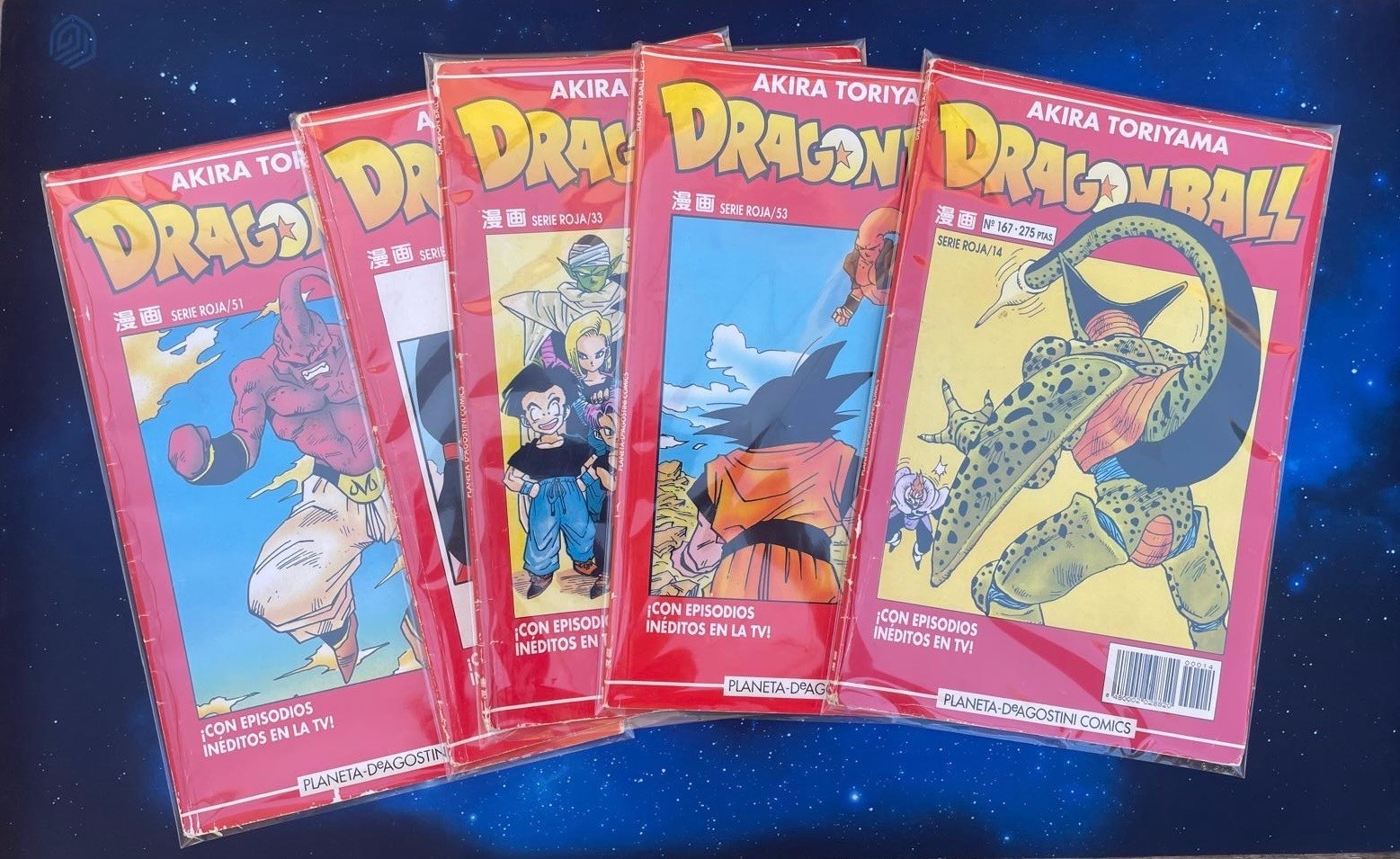 Lote Dragon Ball Serie Roja Nº 14 33 51 53 167 Akira Toriyama Planeta Manga