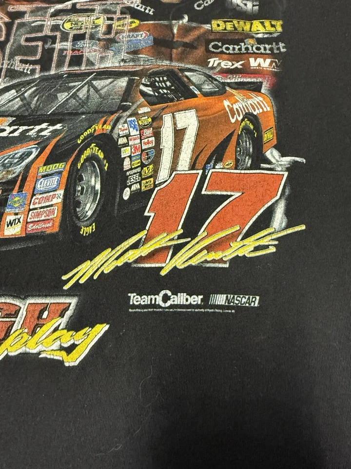 Camisa de Colección Carhartt Racing Matt Kenseth Para Hombre Talla Grande Negra Coche de Carreras Y2K Foto 2 de 4