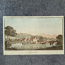 - Jena (8) - Kupferstich um 1830 - "Camsdorf", Blattgr&ouml;&szlig;e ca. 14,3 x 9cm
