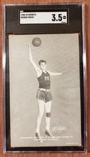1948 Exhibits George Mikan Los Angeles Lakers Rookie Basketball Card SGC 3.5 RC