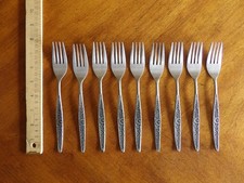 Vtg Interpur Jardinera Daisy Stainless Flatwa...