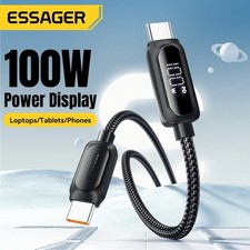 100W USB C to USB C Fast Charging Cable PD 5A Type C Charger Cord for Samsung