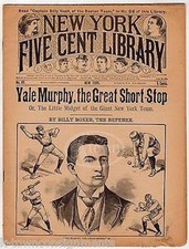 Yale Murphy NY Giants Baseball Player Pawnee Bill Thomas Edison Kids Magazine
