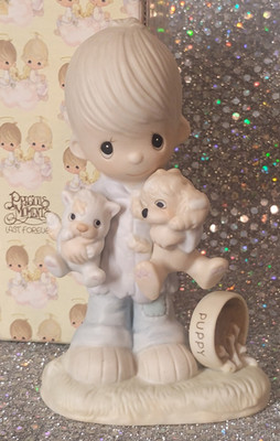 Precious Moments Blessed are the Peacemakers Porcelain Figurine E-3107