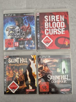 PS3 Spielepaket Konvolut Silent Hill Siren Fist Of Northstar