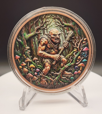 #ad 5 Troy Ounces Fine Copper The Troll: Mythical Creatures Mintage 1000 $33.95