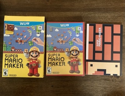 Super Mario Maker Nintendo Wii U - CIB BRAND NEW SEALED Game + Idea Book