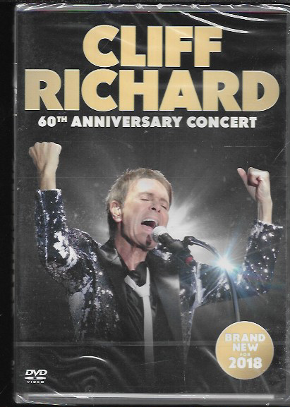 CLIFF RICHARD 60TH ANNIVERSARY CONCERT LIVE AT MANCHESTER R2 DVD NEW/SEALED