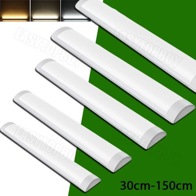 30-150cm LED Wannenleuchte Feuchtraumlampe Deckenleuchte Werkstatt Keller Röhre