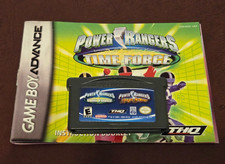 Power Rangers Time Force & Ninja Storm - Nintendo Game Boy Advance - Game & Book