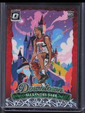 2024-25 Panini Donruss Optic Alexandre Sarr #18 Rookie Downtown Wizards