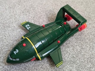 Carlton Thunderbird 2 Vintage 2000 Model Toy with The Mole Thunderbirds