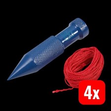 4x LUX-TOOLS Maurerlot Classic Pr&auml;zisionswerkzeug 200g 6m - Wie Neu